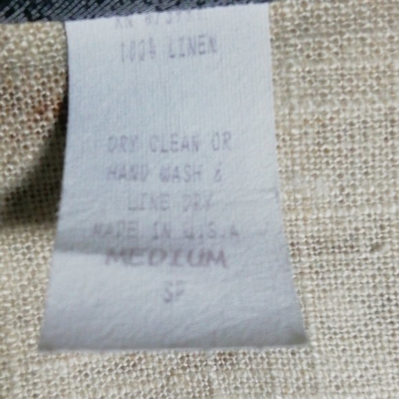 Painted Pony 100% linen jacket size M made in 🇺🇲 - Picture 3 of 5